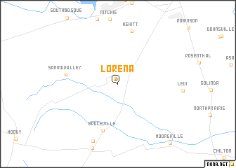 map of Lorena