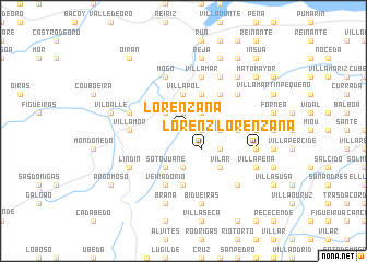 map of Lorenzana