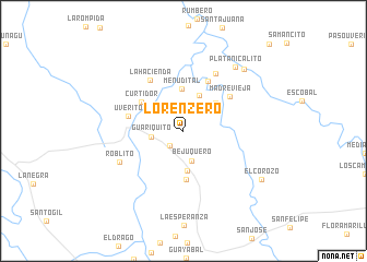 map of Lorenzero