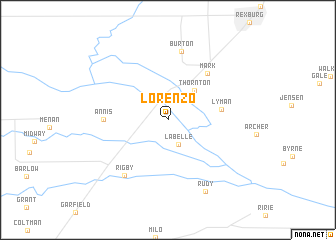 map of Lorenzo