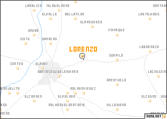 map of Lorenzo