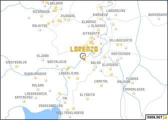 map of Lorenzo