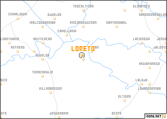 map of Loreto