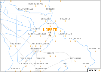 map of Loreto