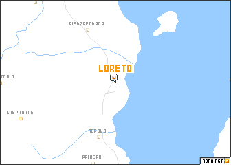 map of Loreto