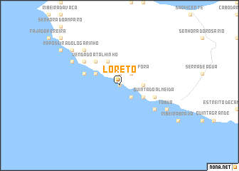 map of Loreto