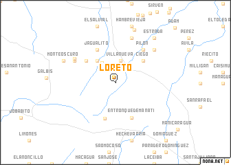 map of Loreto