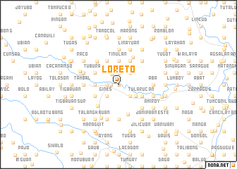 map of Loreto