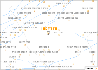map of Loretto