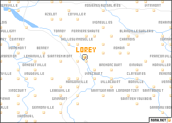 map of Lorey