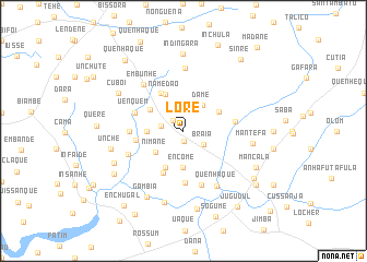 map of Loré