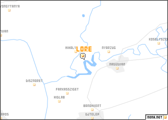 map of Lóré