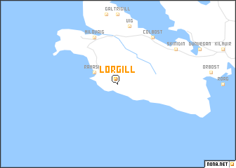 map of Lorgill