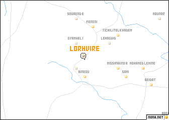 map of Lorhviré