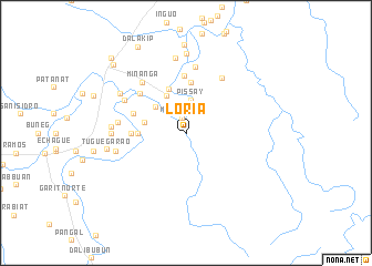 map of Loria