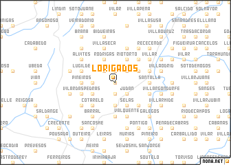 map of Lorigados
