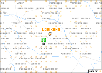 map of Lorikaha