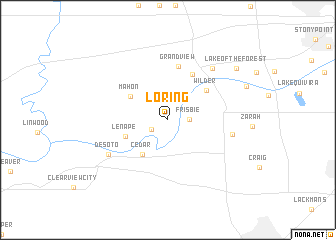 map of Loring