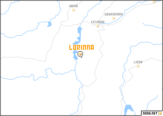 map of Lorinna