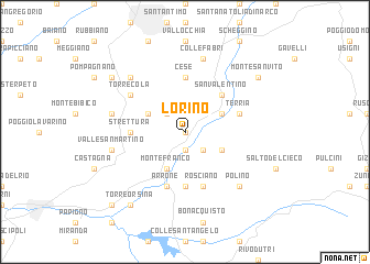 map of Lorino