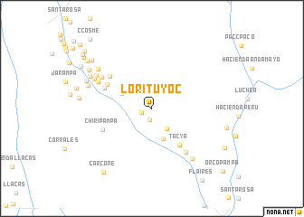 map of Lorituyoc
