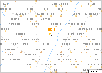 map of Lorji