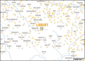 map of Lorkot