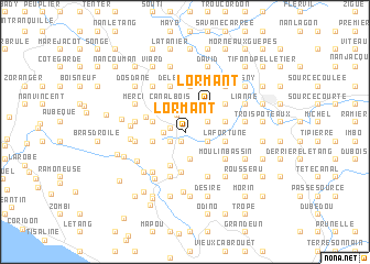 map of Lormant