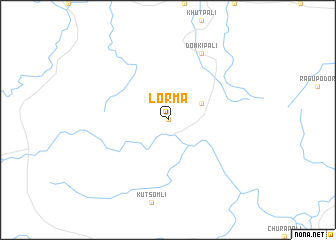 map of Lorma