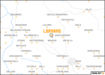 map of Lornano