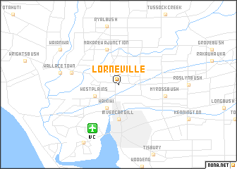 map of Lorneville