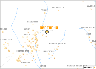 map of Lorococha