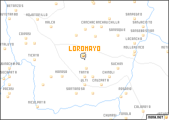 map of Loromayo