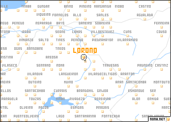 map of Loroño