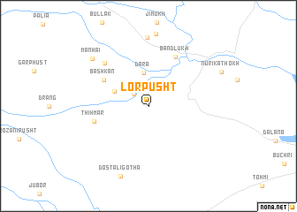 map of Lor Pusht