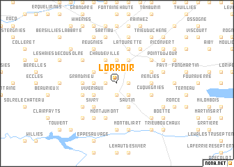 map of Lorroir