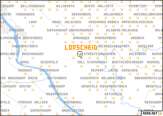 map of Lorscheid
