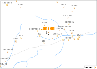 map of Lor Sham