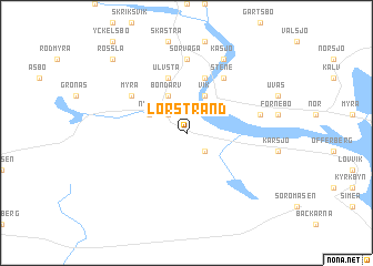 map of Lörstrand