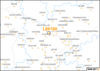 map of Lorton