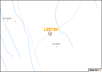 map of Loryok