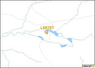 map of Lorzot