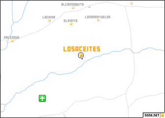 map of Los Aceites