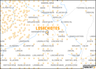 map of Los Achiotes