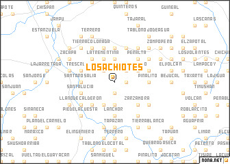 map of Los Achiotes