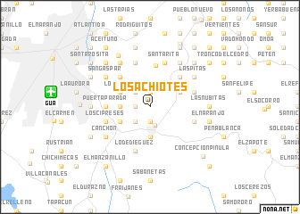 map of Los Achiotes