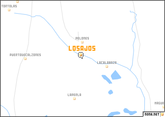 map of Los Ajos