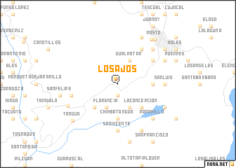 map of Los Ajos