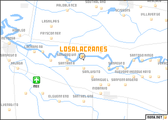 map of Los Alacranes