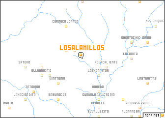 map of Los Alamillos